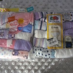 NWT Girls sz 4T-5T Lot of (20) Briefs